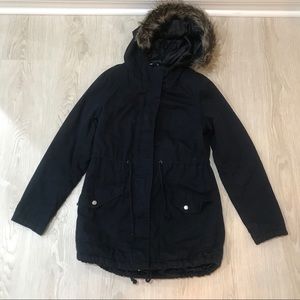 Dark Blue Women’s Winter Jacket Medium